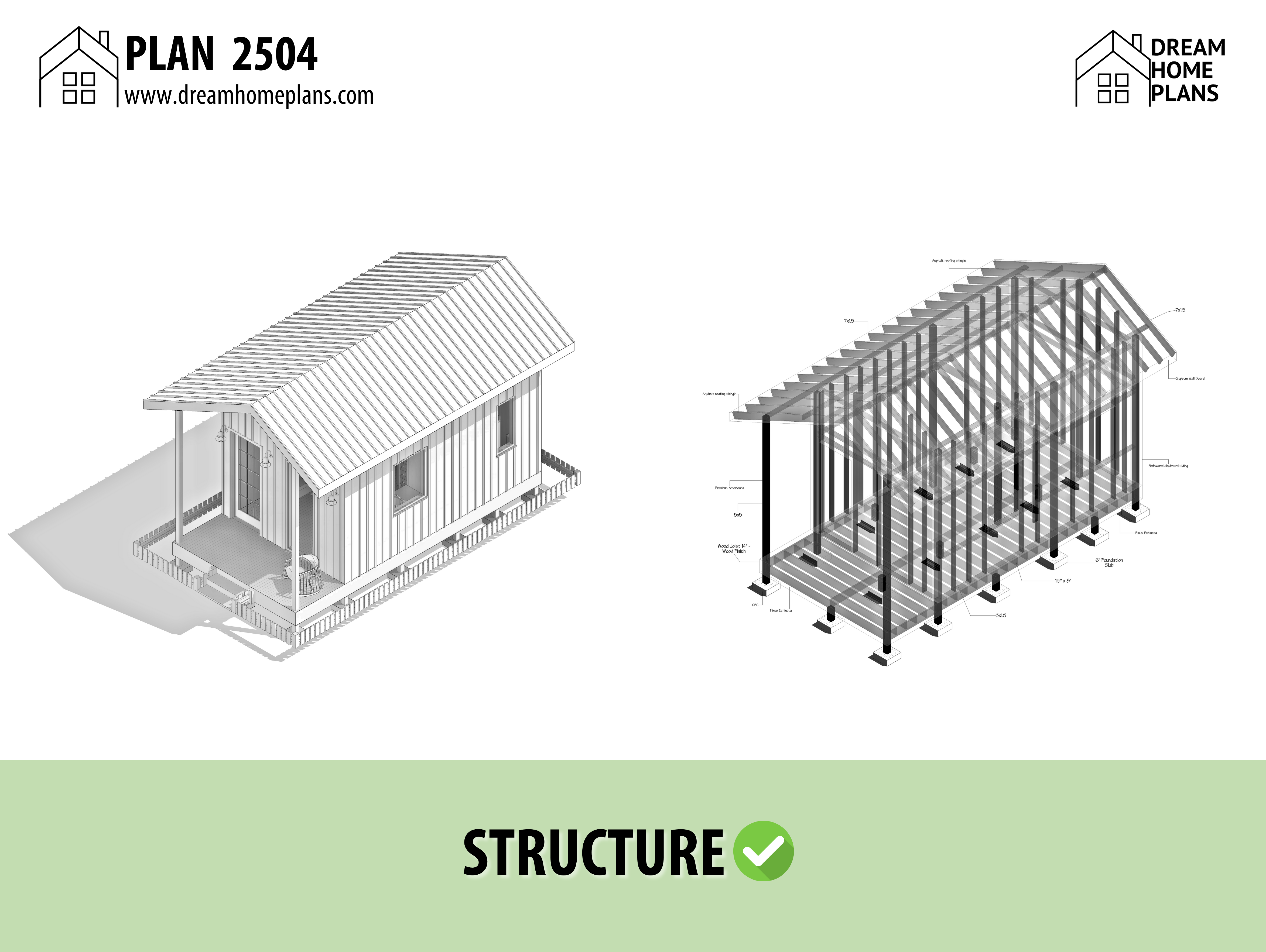 smal cottage plan dream home plans