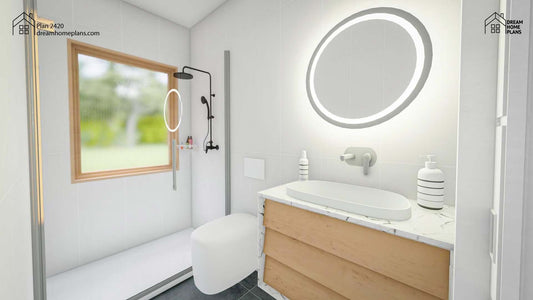 Charming 2-Car Garage Cottage Plan - Classic Style