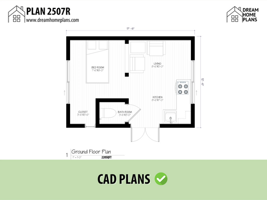 Modern Cabin House Plan USA Plan 2507R