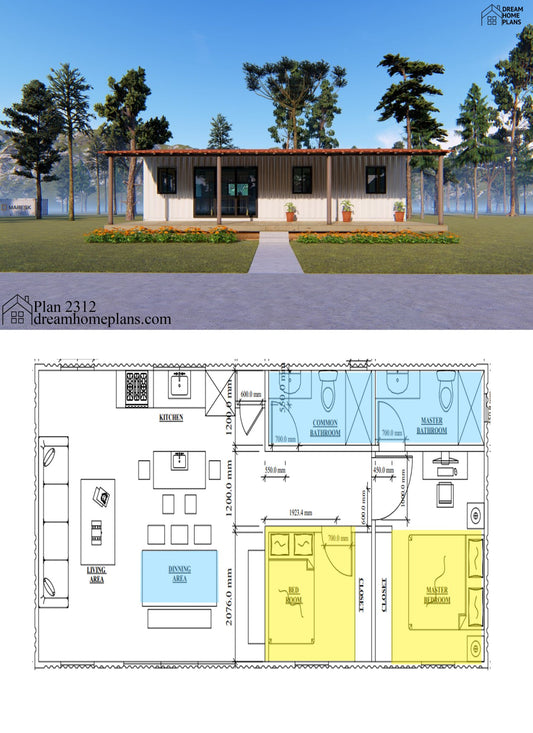 Plan 2312 - Dream Home Plans