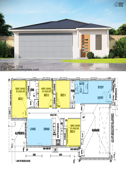 Plan 2316 - Dream Home Plans