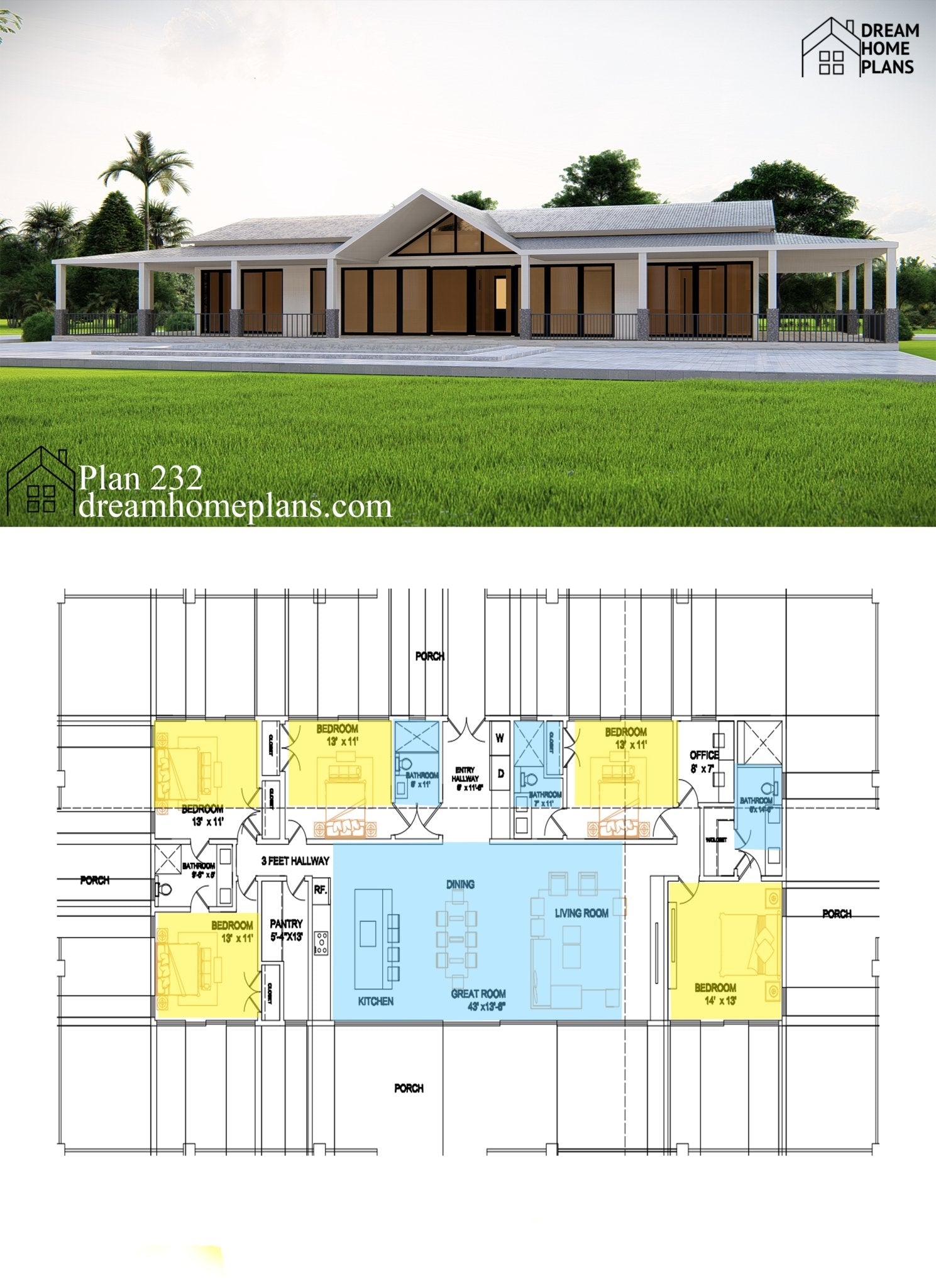 Plan 232 - Dream Home Plans