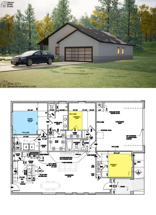 Plan 2331 - Dream Home Plans