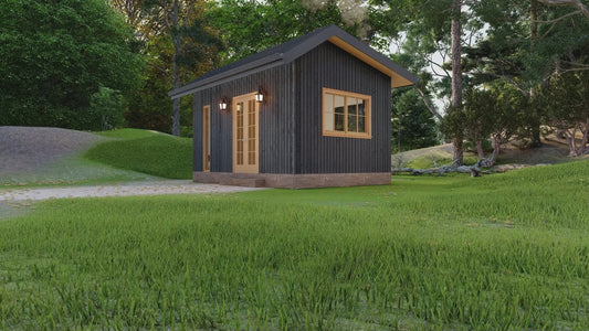 Modern Cabin House Plan USA Plan 2507R