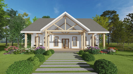 smal cottage plan dream home plans