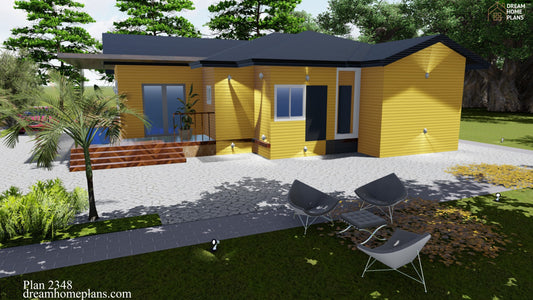 Classic Cottage House Plan - 1 Story, 3 Bedrooms, 1645 Sq Ft, 2-Car Garage, Traditional Design, PDF Download - Cozy Home Layout