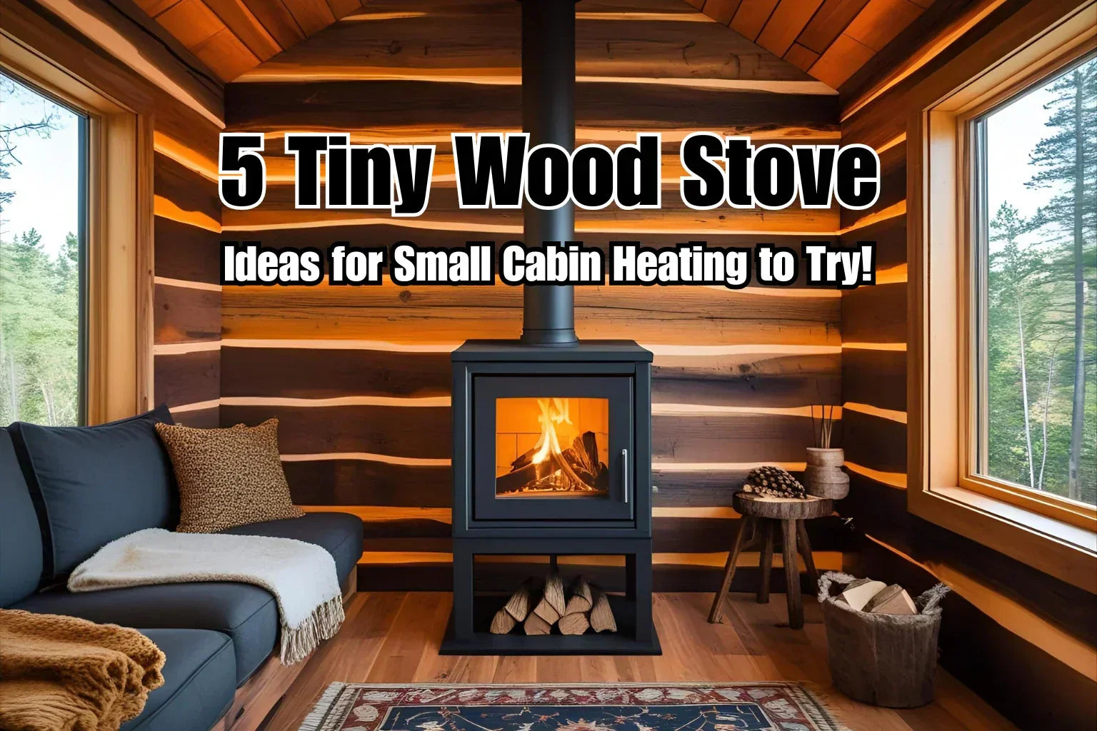 5 Tiny Wood Stove Ideas for Small Cabin Heating to Try!