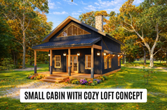 Is a Small Cabin with Loft the Perfect Home?