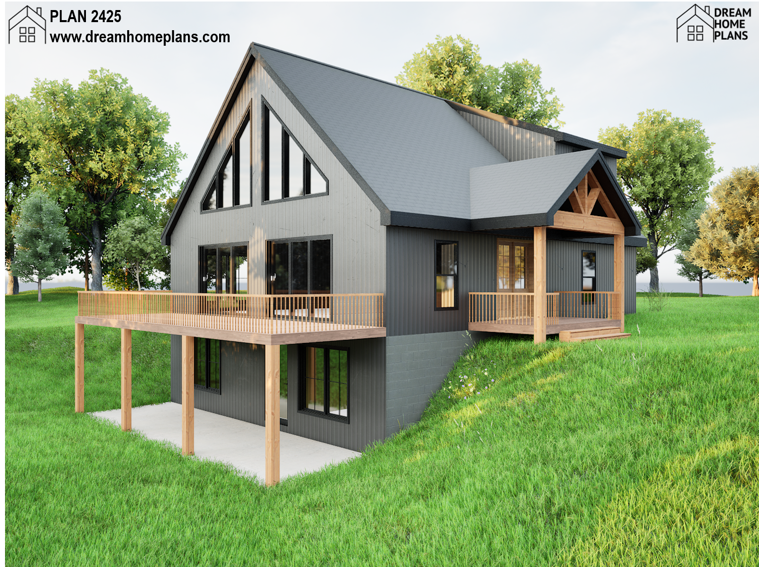 Plan 2425 | Stunning Barndominium Design – Dream Home Plans