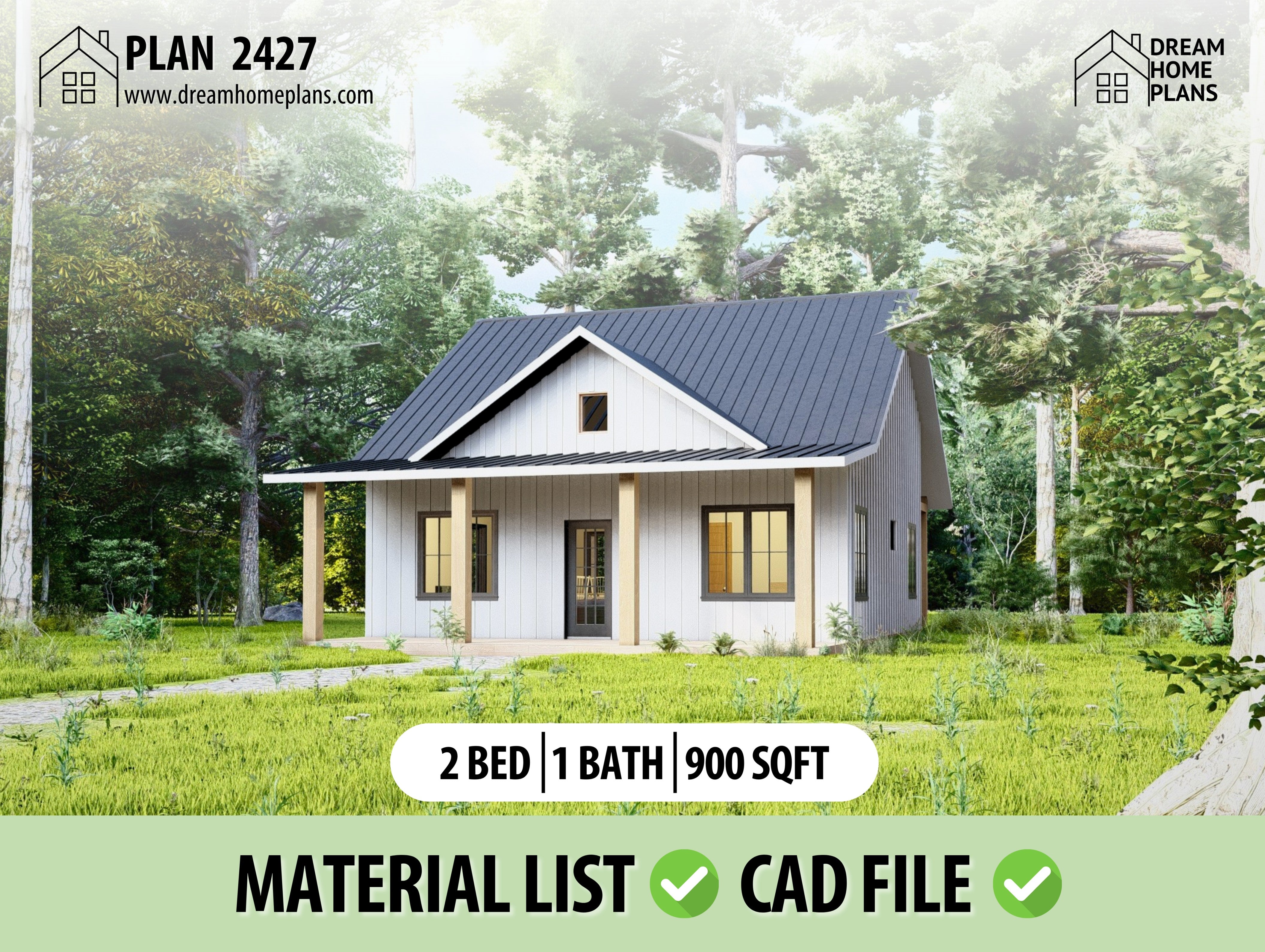 smal cottage plan dream home plans