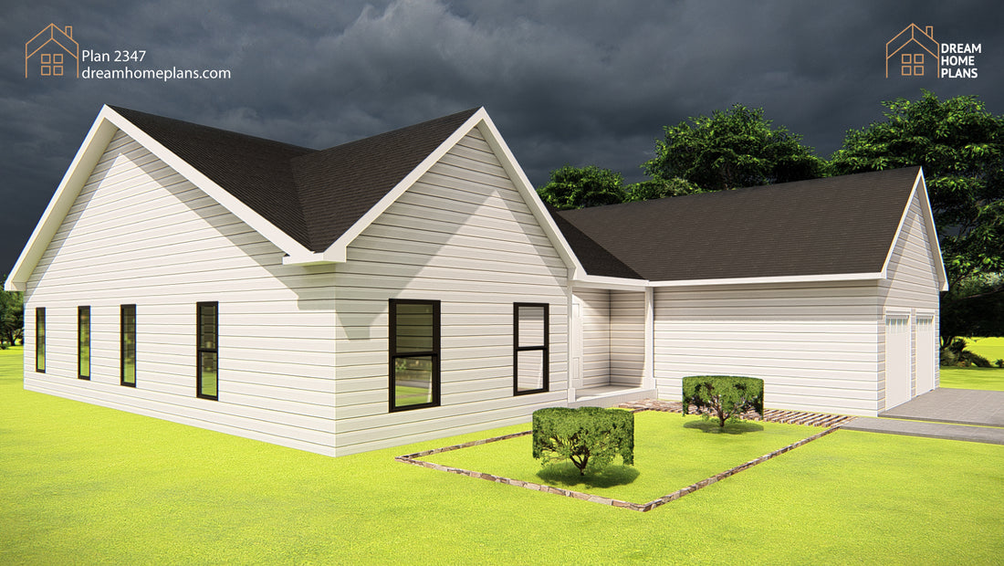 Charming Classic Cottage House Plan - 1 Story, 2-Car Garage – Dream ...