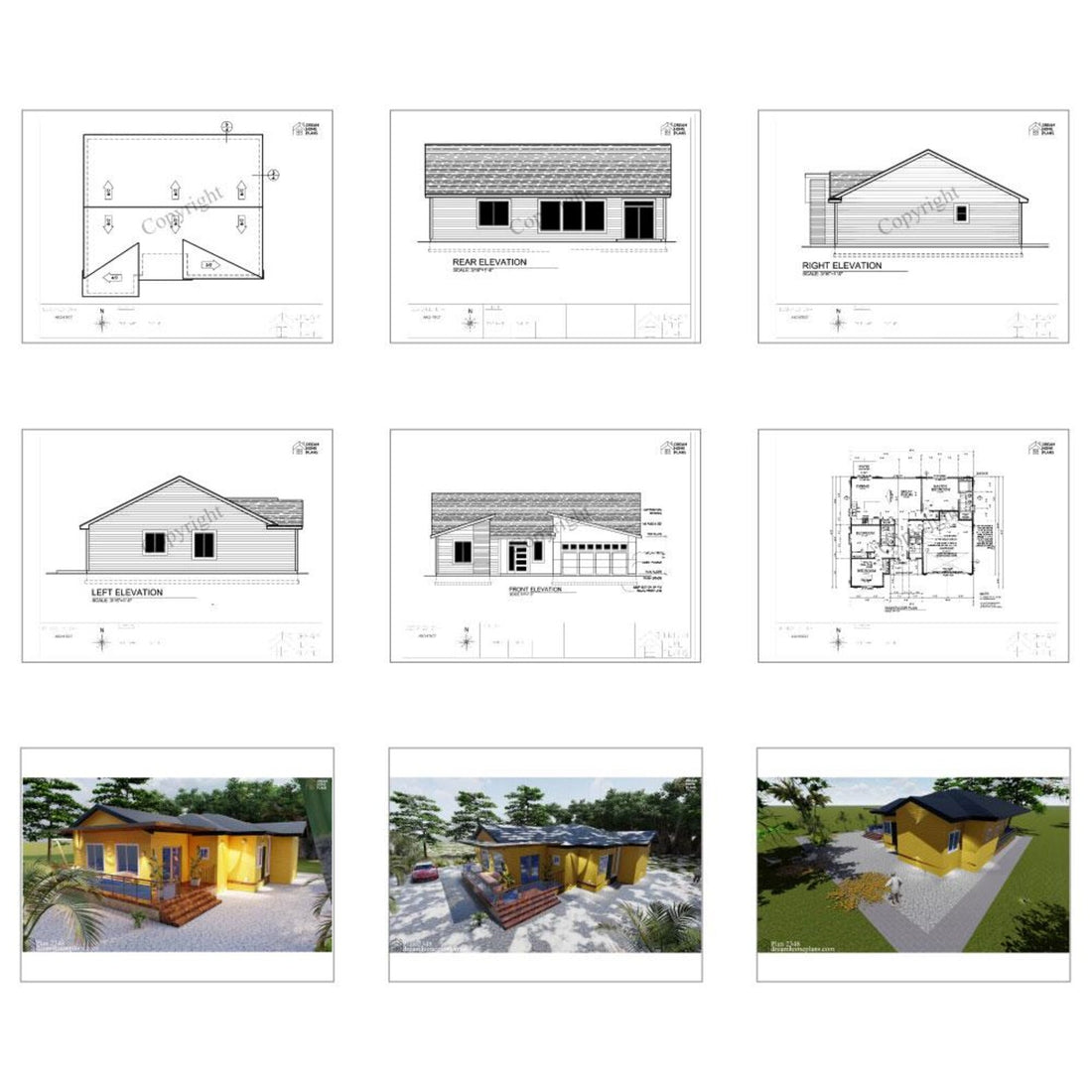 Charming Classic Cottage House Plan - Instant Download – Dream Home Plans