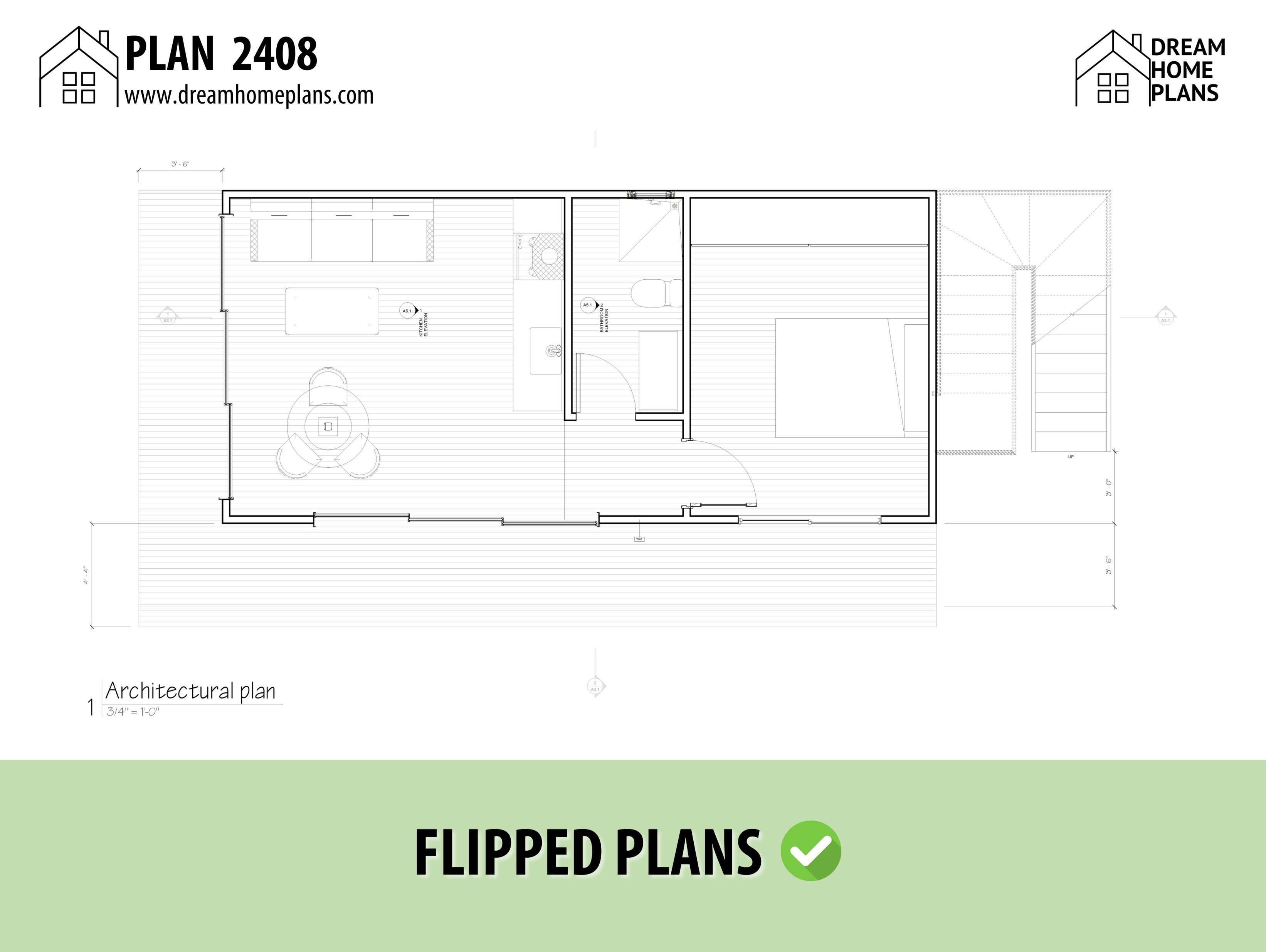 Plan 2408 | Cottage