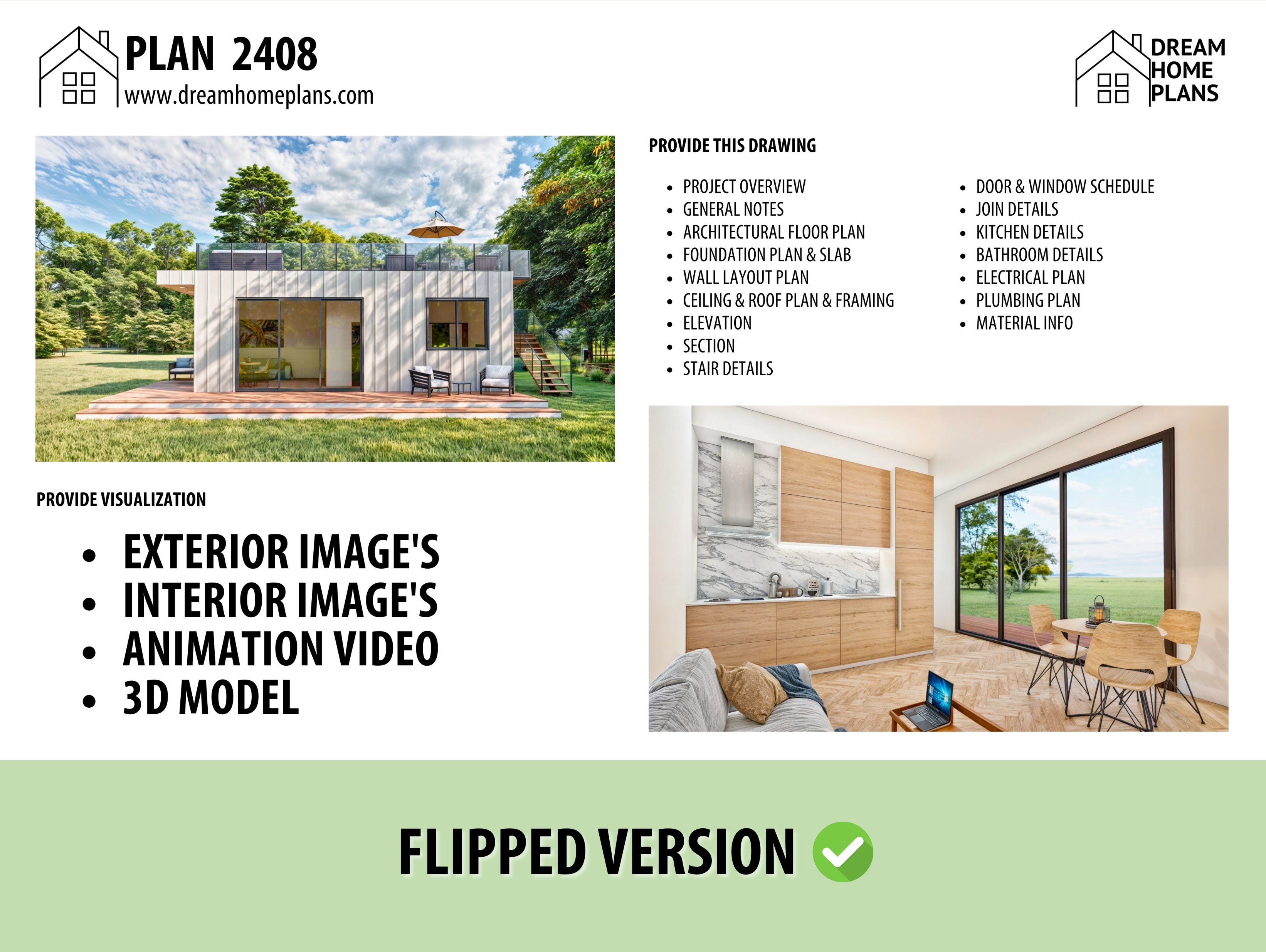 Plan 2408 | Cottage