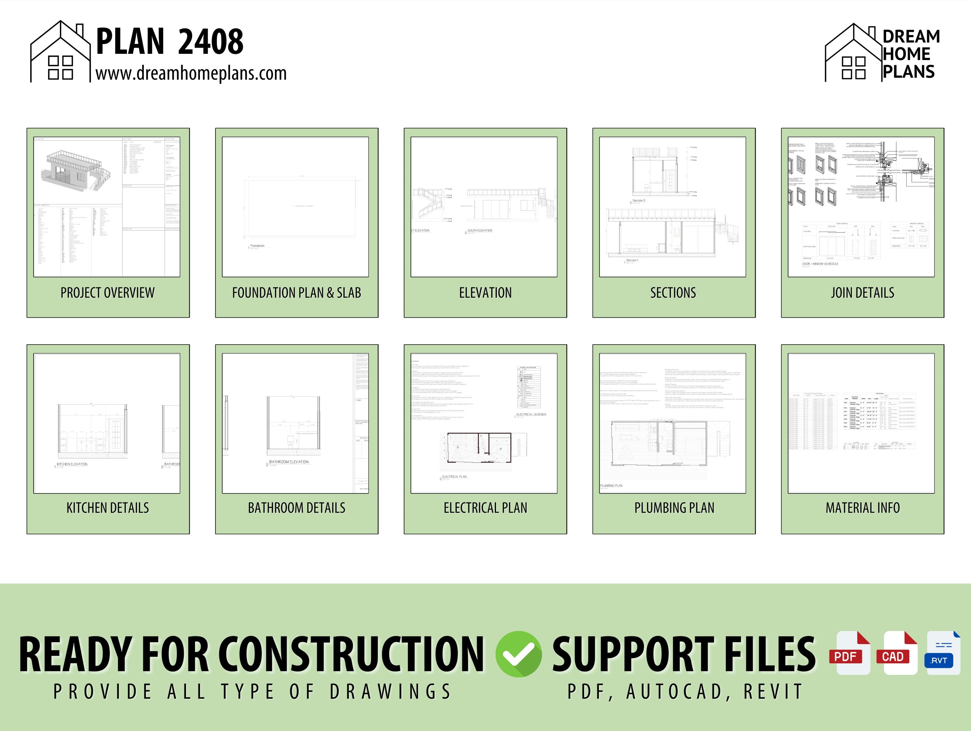 Plan 2408 | Cottage