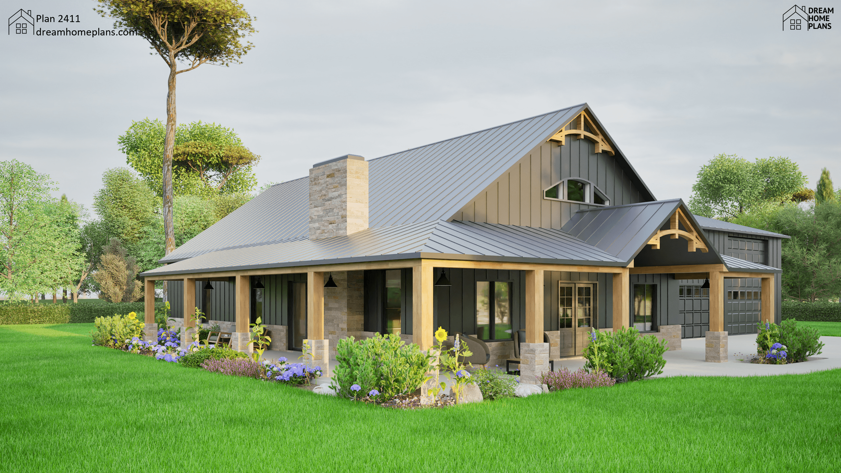 Plan 2411 | Barndominium
