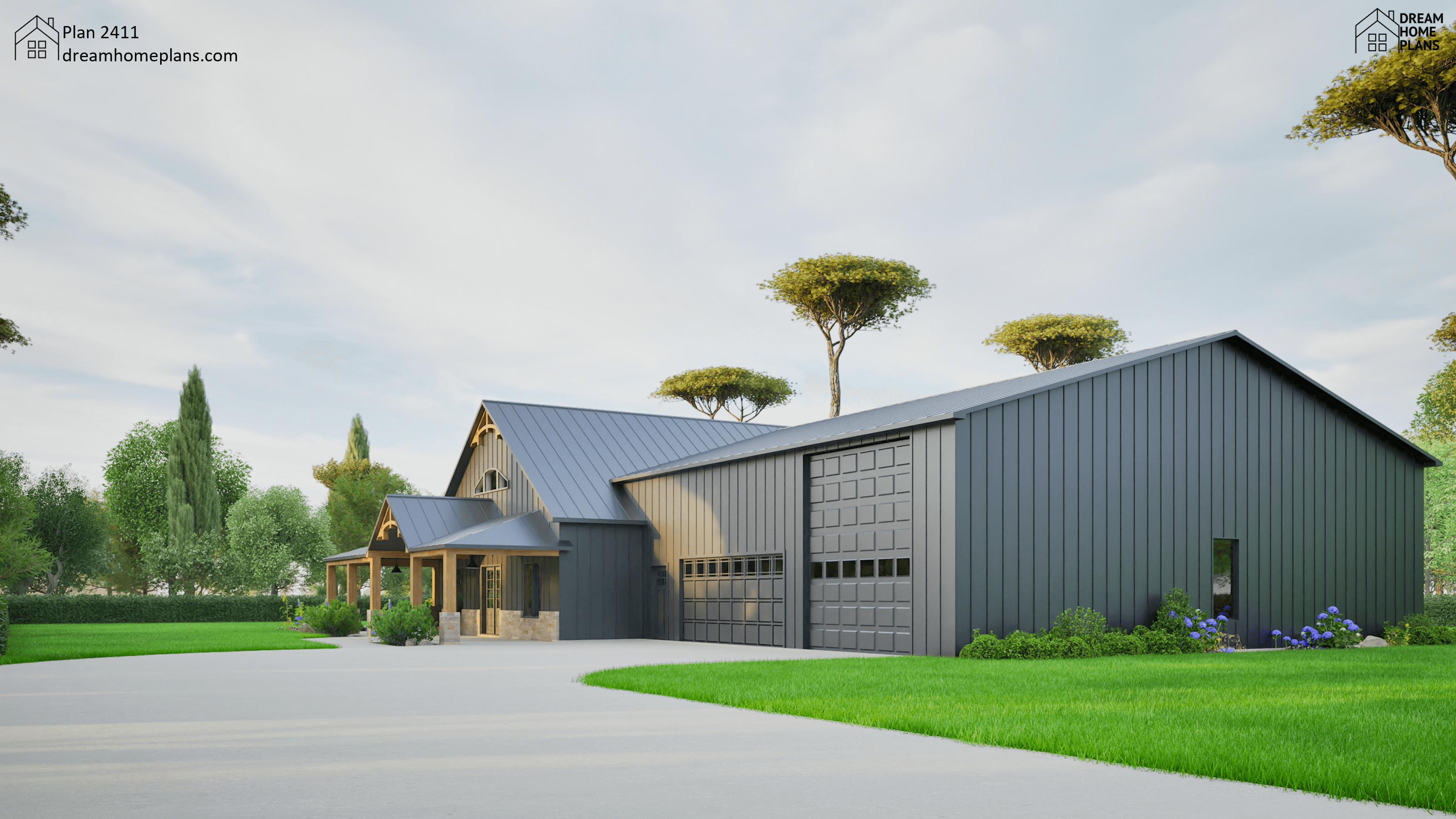 Plan 2411 | Barndominium