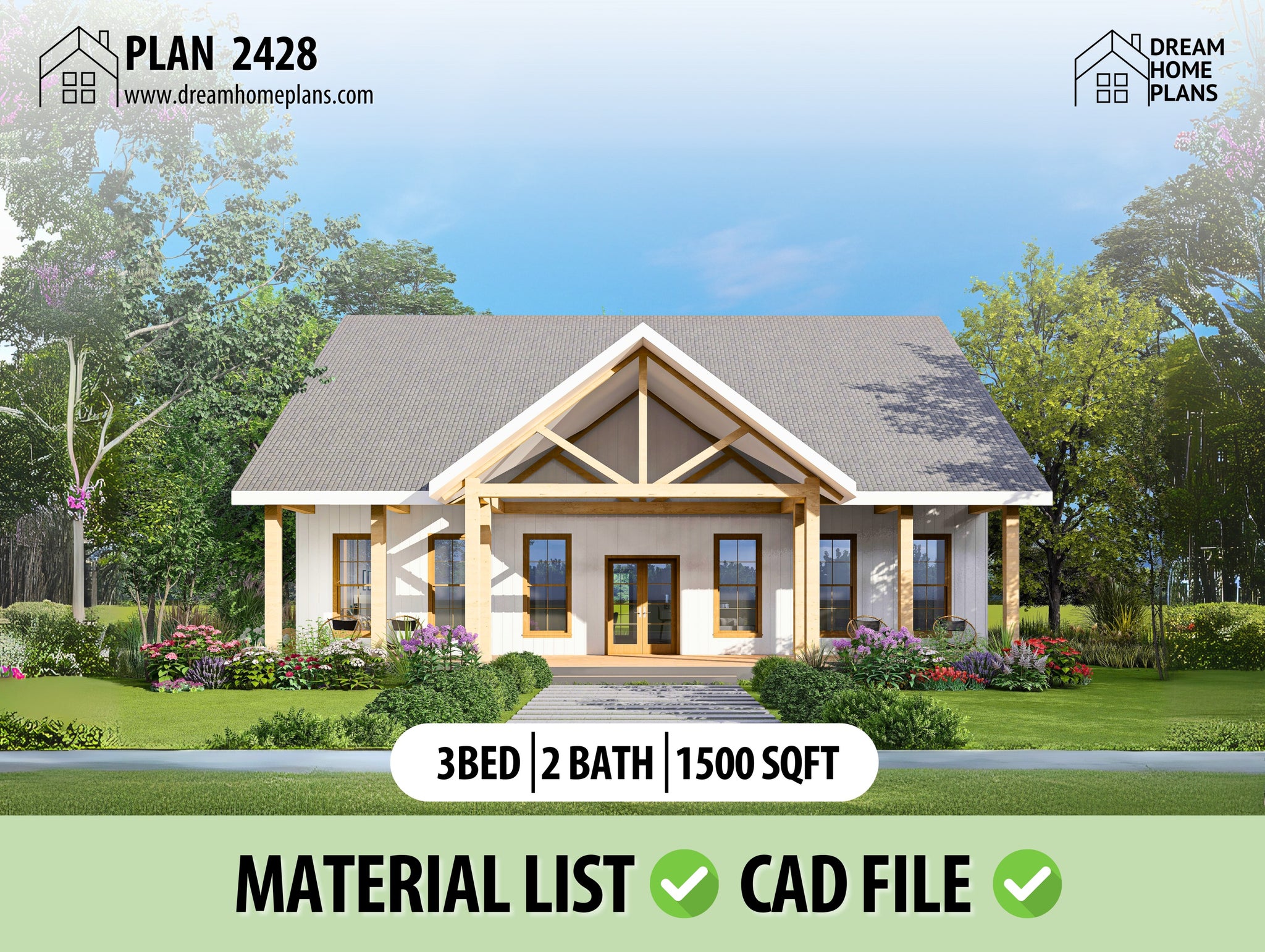 smal cottage plan dream home plans