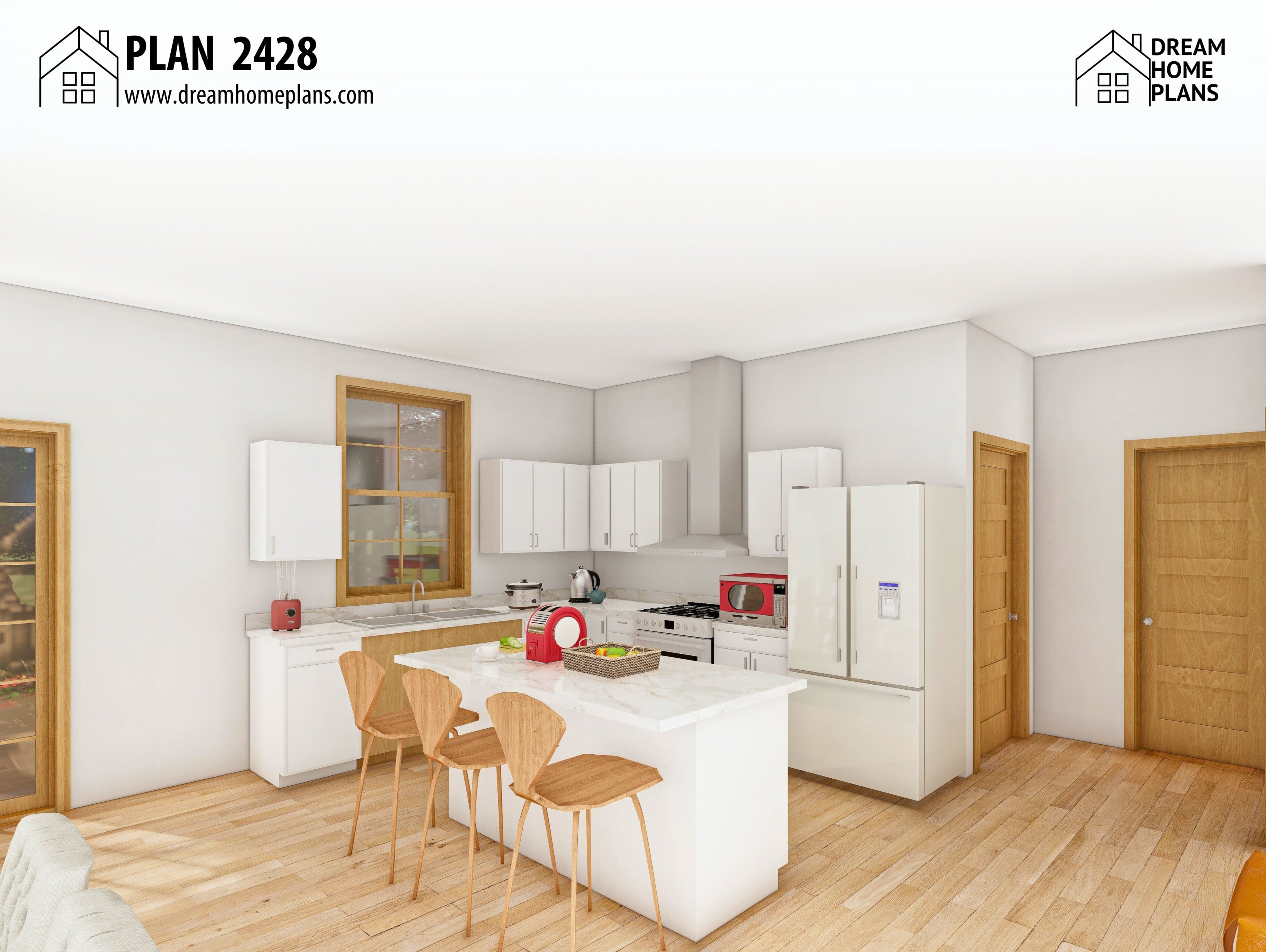 Plan 2428 | Cozy Modern Farmhouse Design – Dream Home Plans