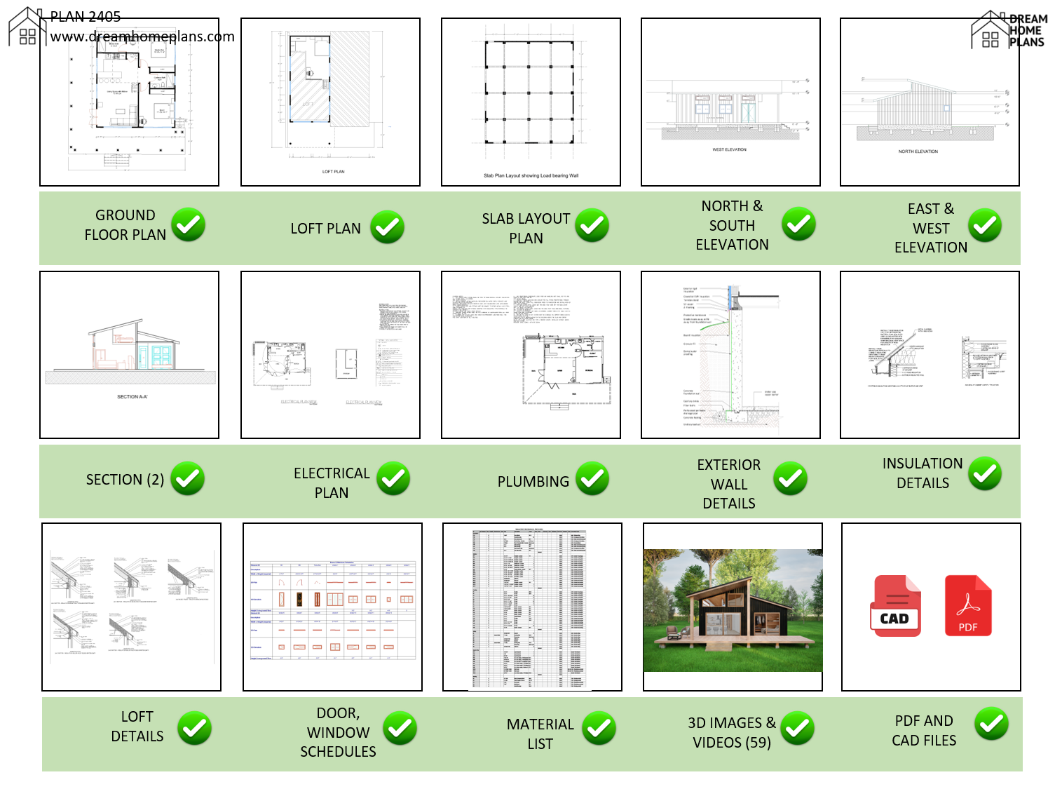Plan 2405 | Cottage