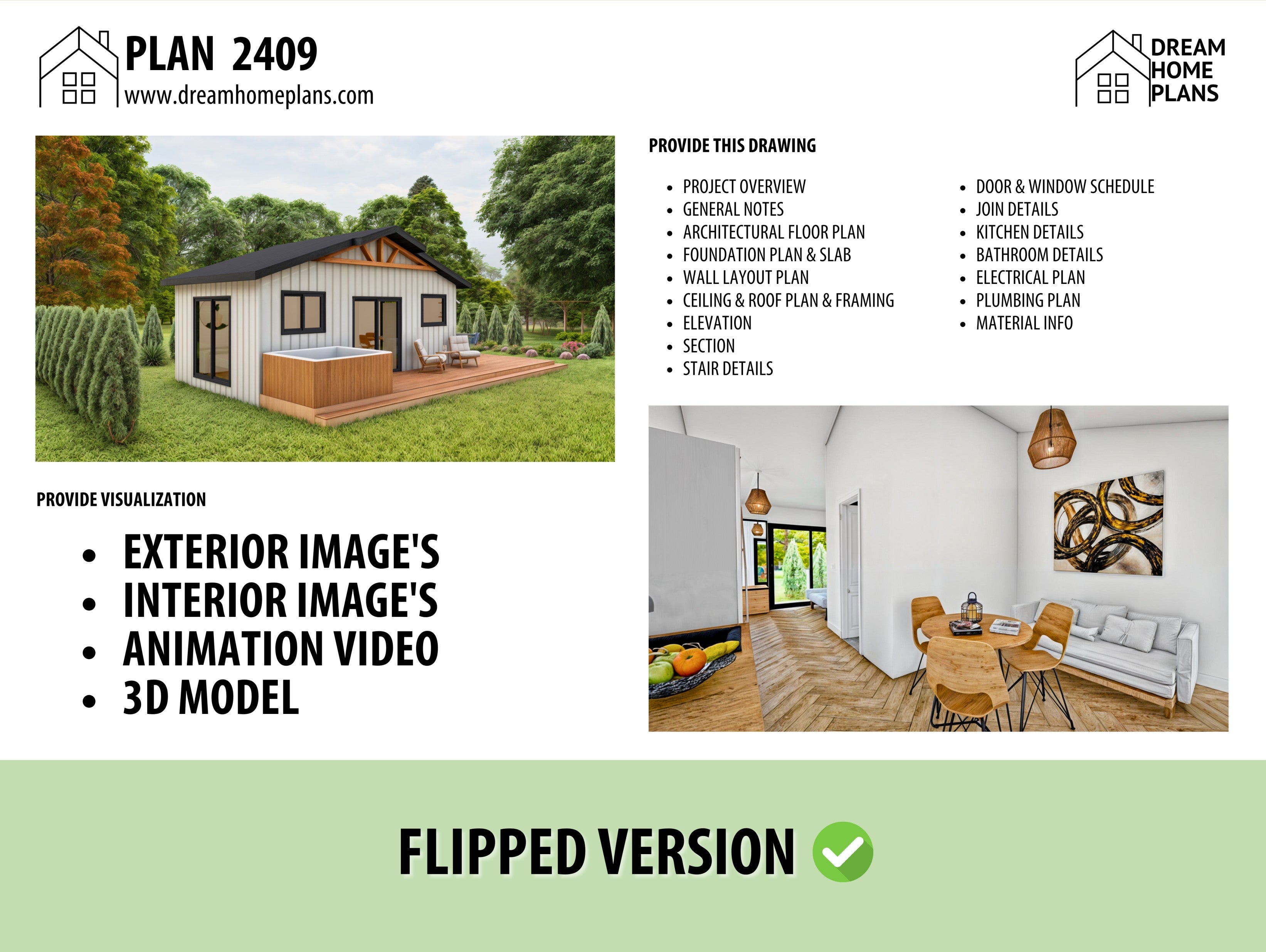 Plan 2409 | Cottage