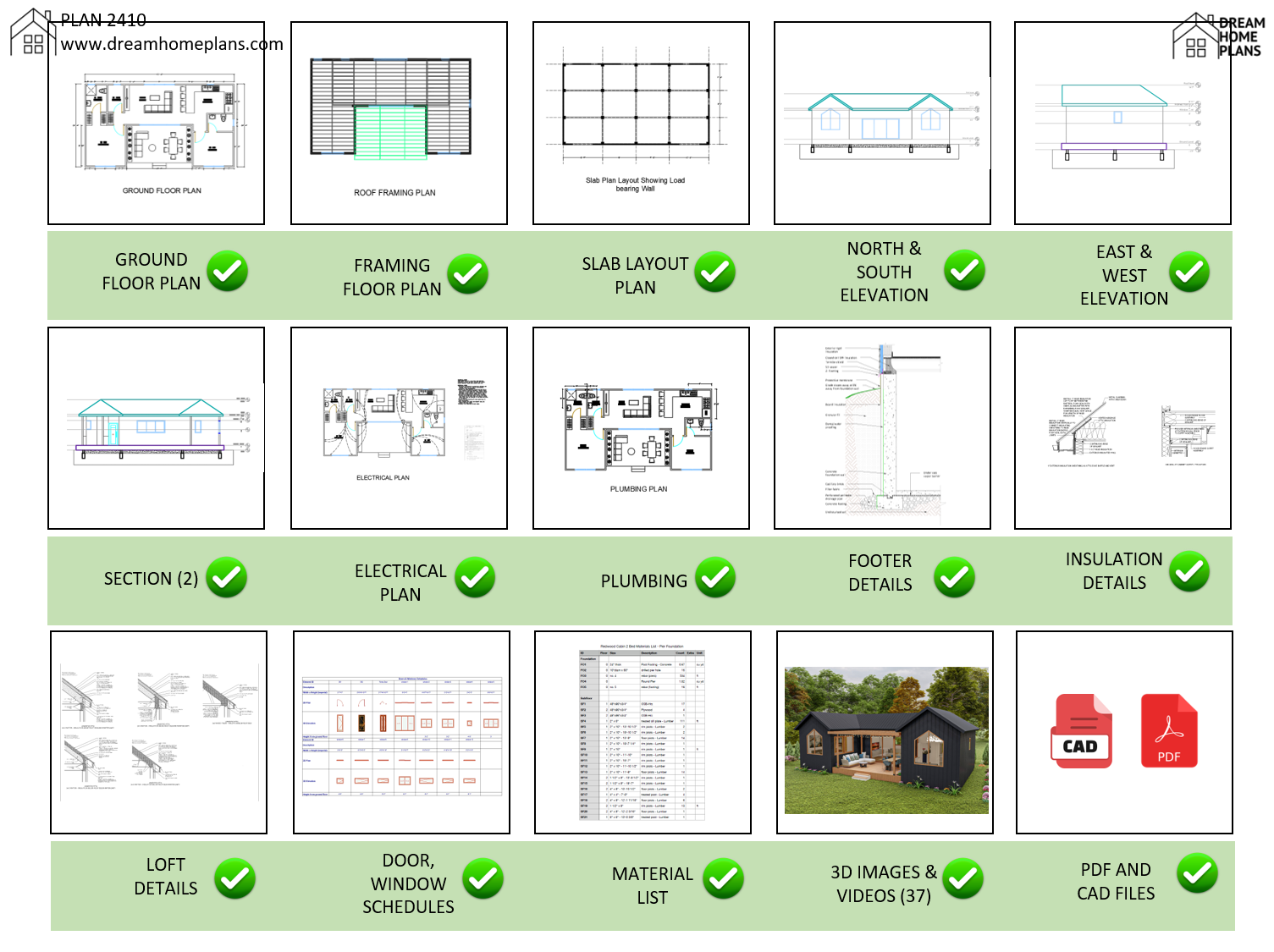 Plan 2410 | Cottage