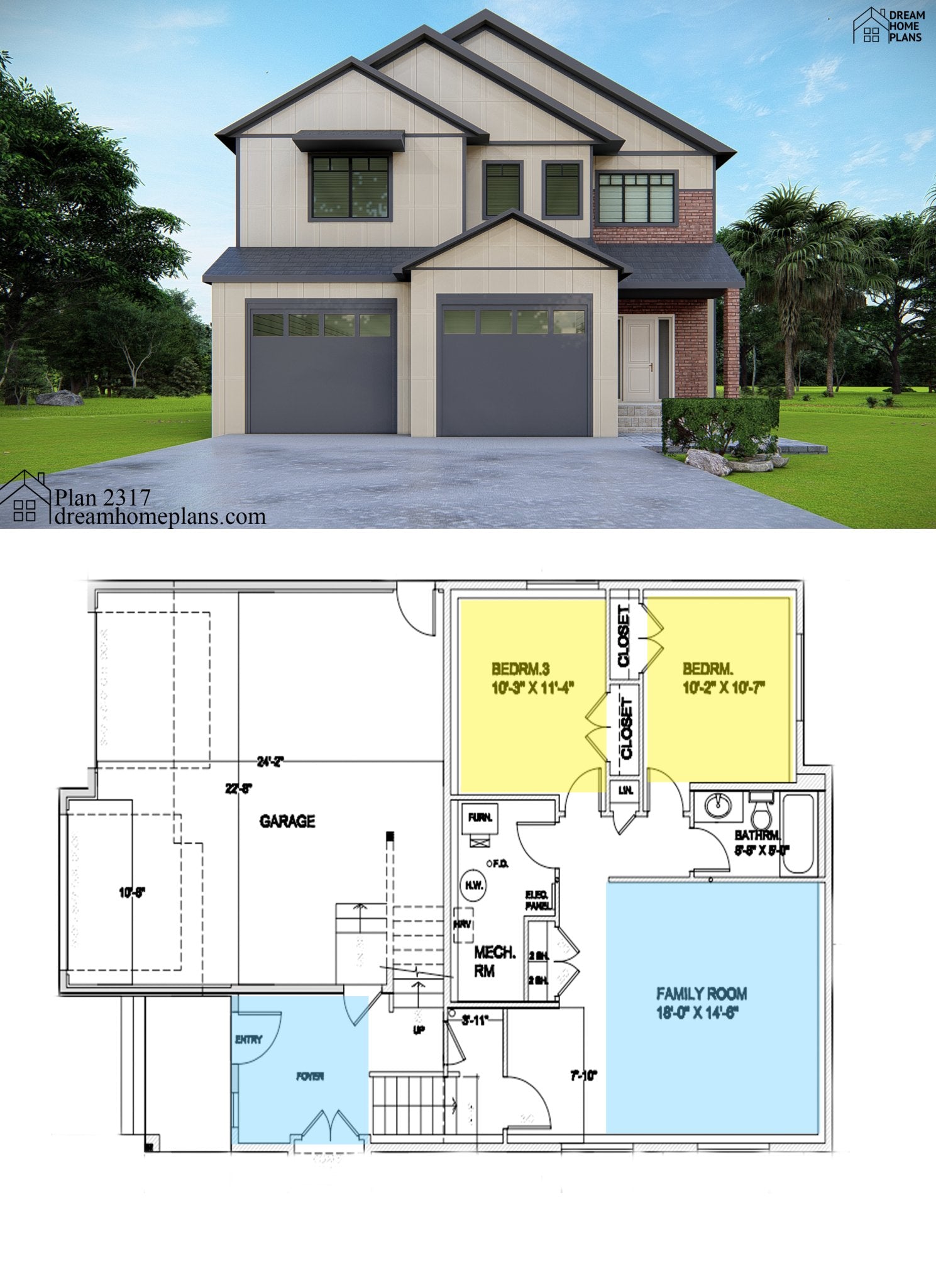 Plan 2317 - Dream Home Plans